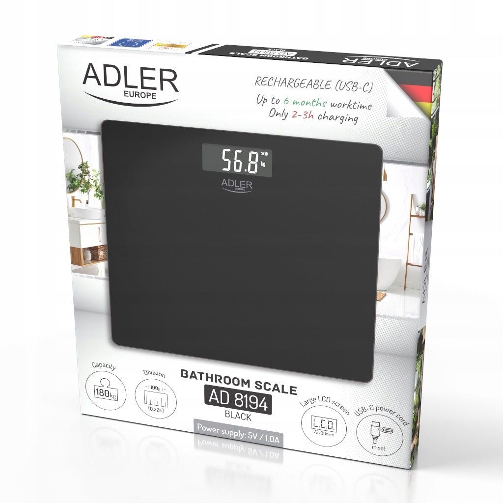 Bathroom scale Adler Europe AD8194B
