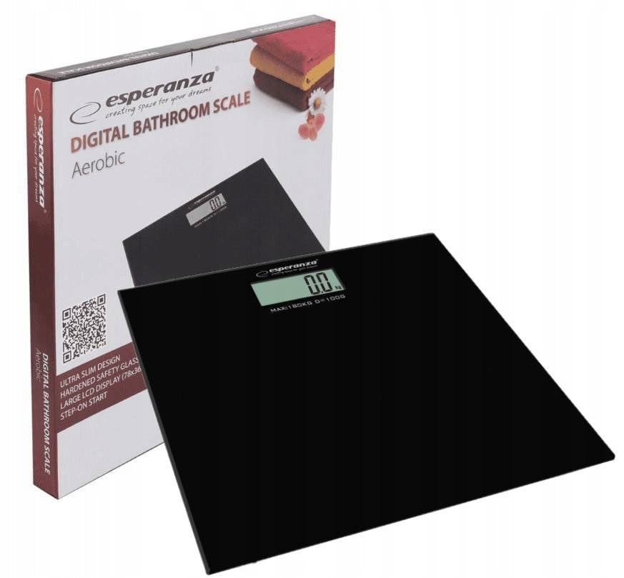 Bathroom scale ESPERANZA AEROBIC EBS002K BLACK