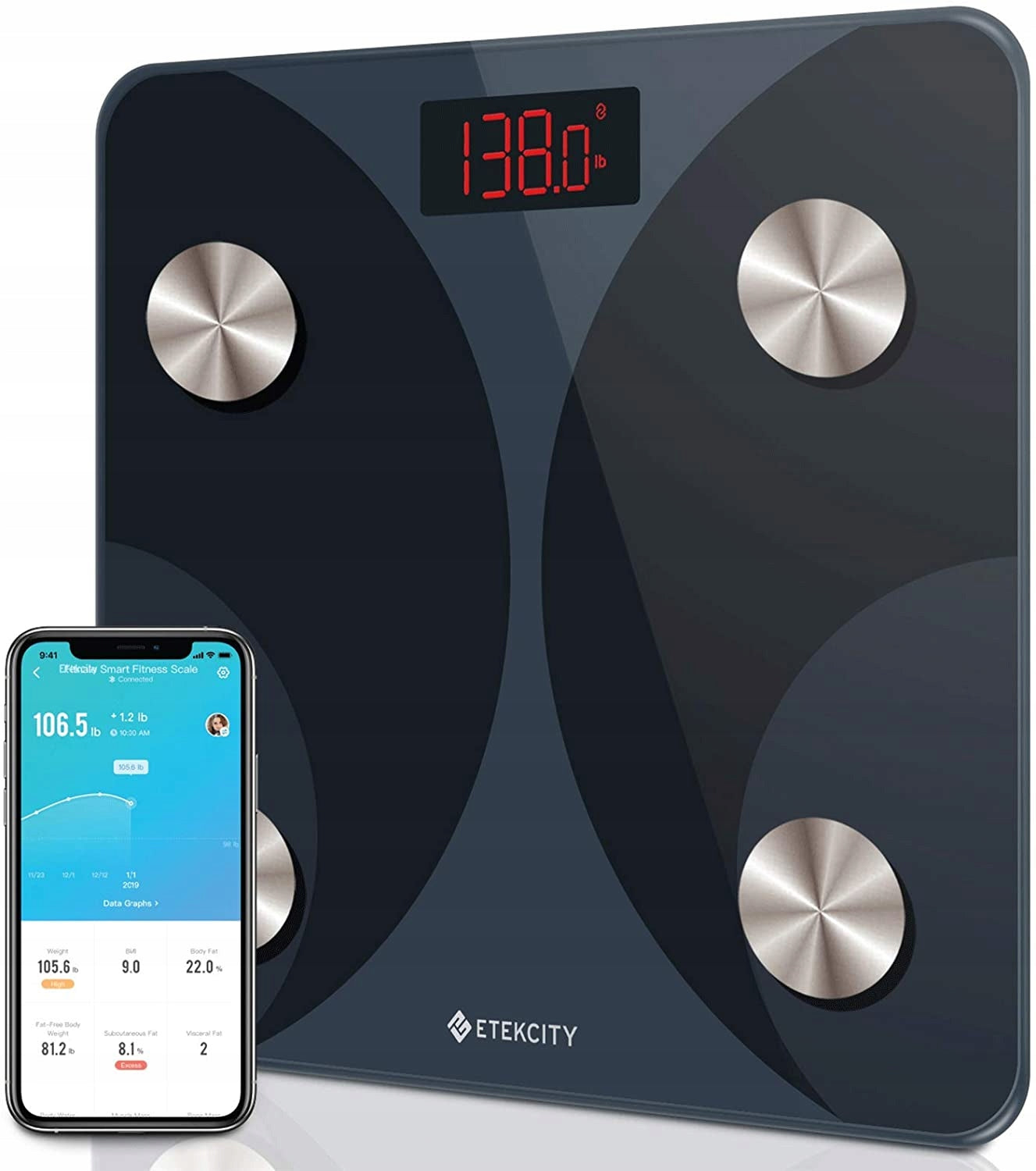 Bathroom scale Etekcity FIT 08