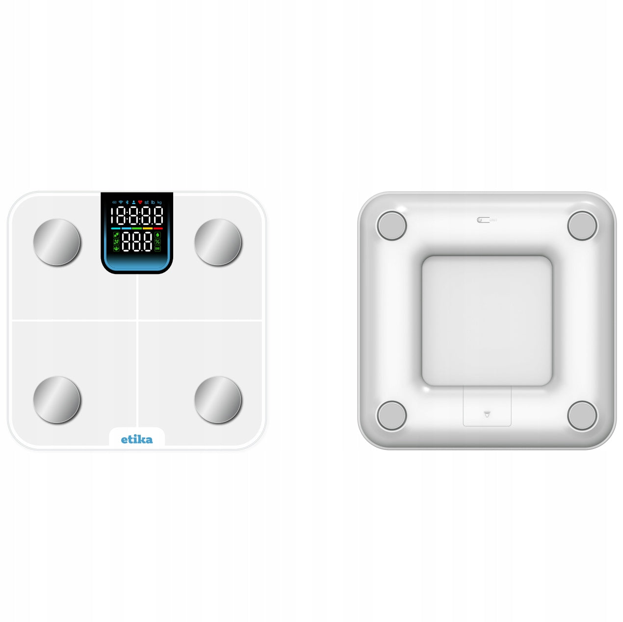 Bathroom scale Etika ET17 white Manufacturer code ET17/WO