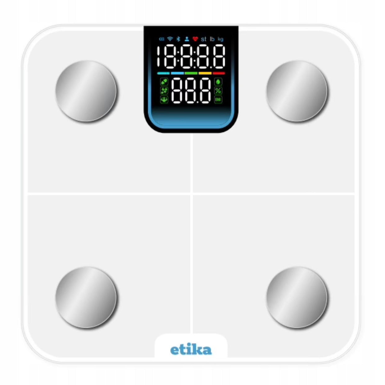Bathroom scale Etika ET17 white