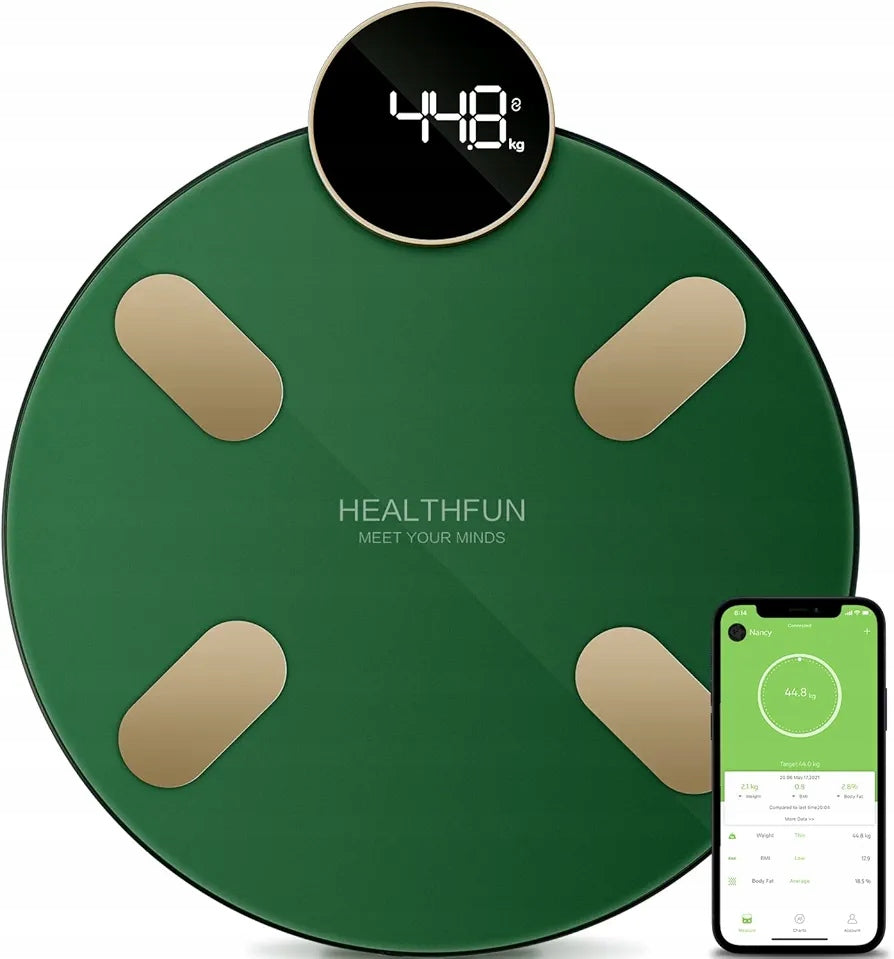Bathroom scale Healthfun Bluetooth BMI body composition analysis 180kg