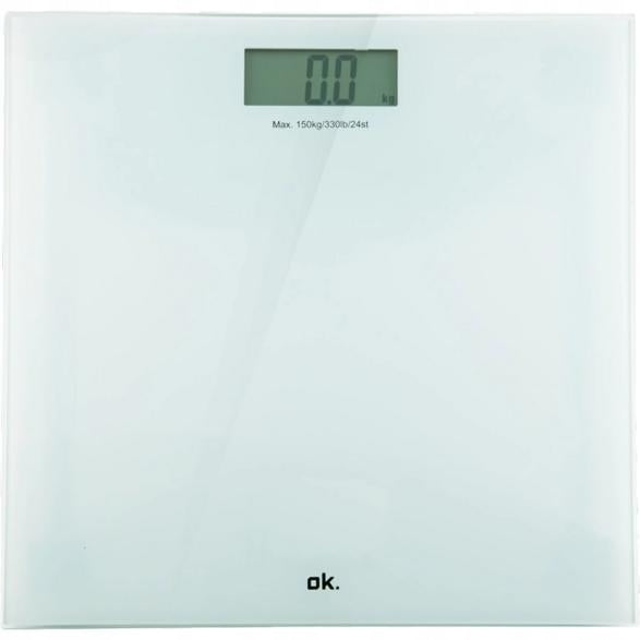 Bathroom scale OK. OPS 15122 White