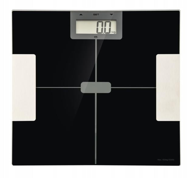 Bathroom scale OK. OPS 15422 B Body Fat Scale Black Packaging status original