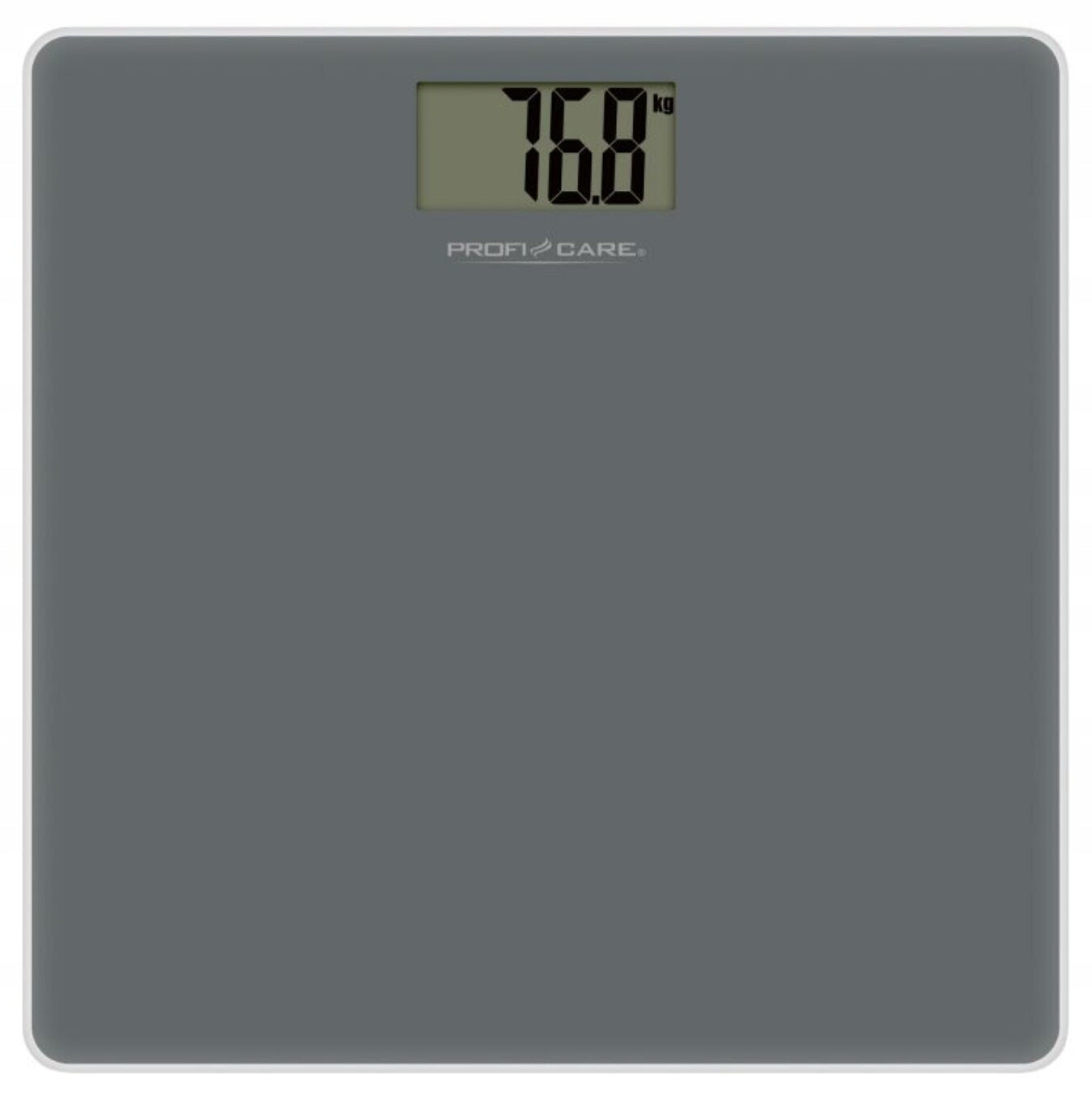 Bathroom scale PROFICARE PC-PW 3122 Grey Batteries included no