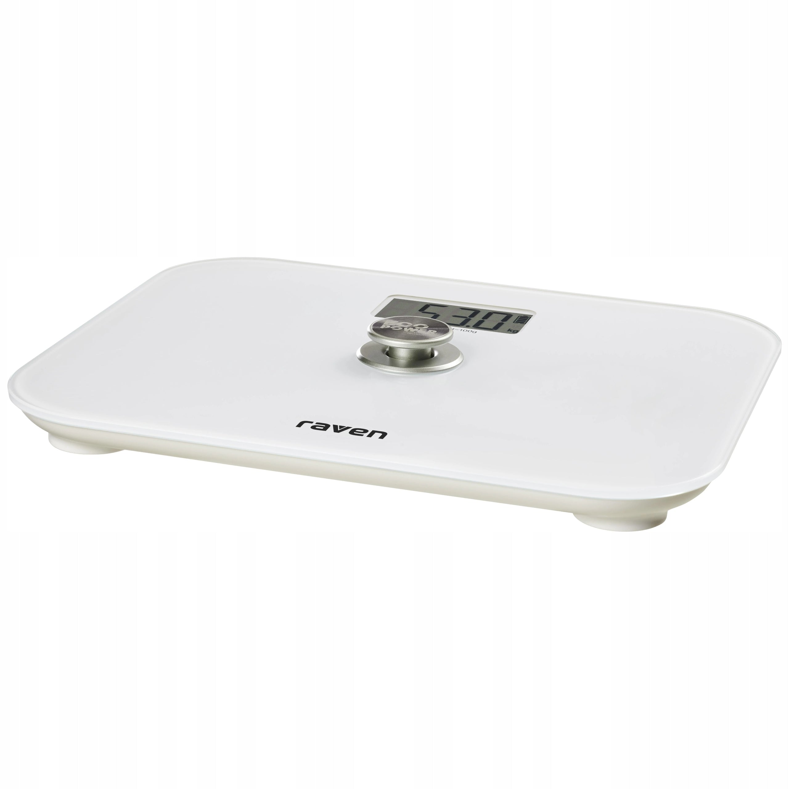 Bathroom scale RAVEN EW005X up to 150kg No batteries required White Packaging status original