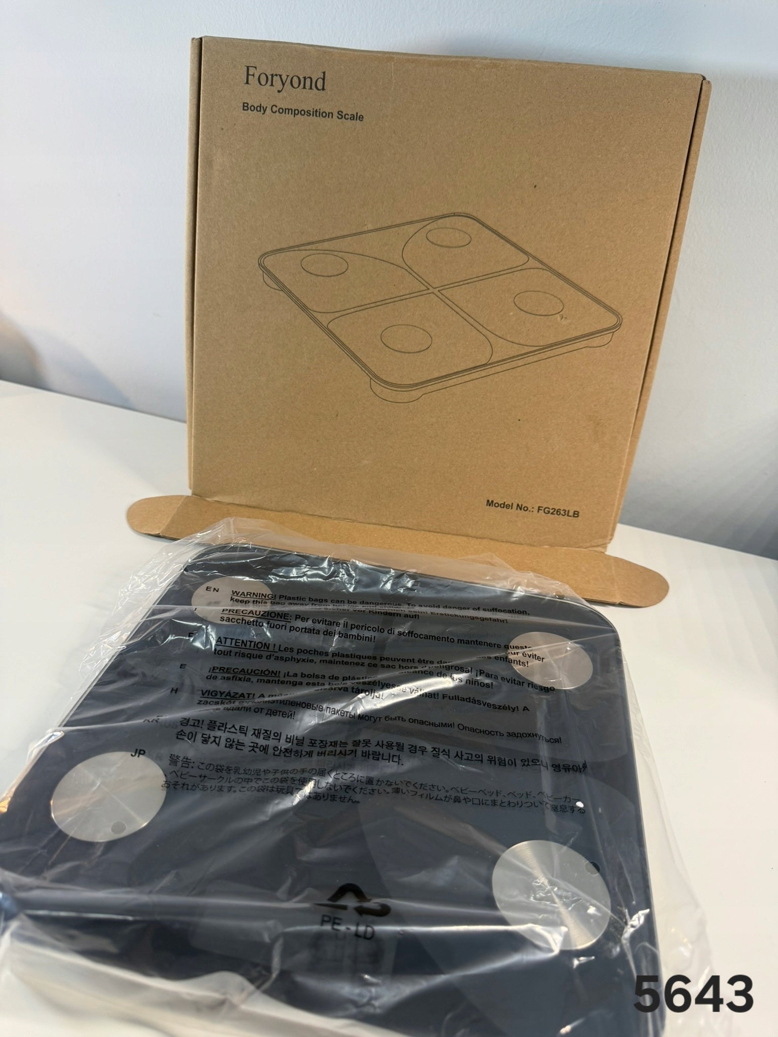Bathroom scale SMART new (5643-65)