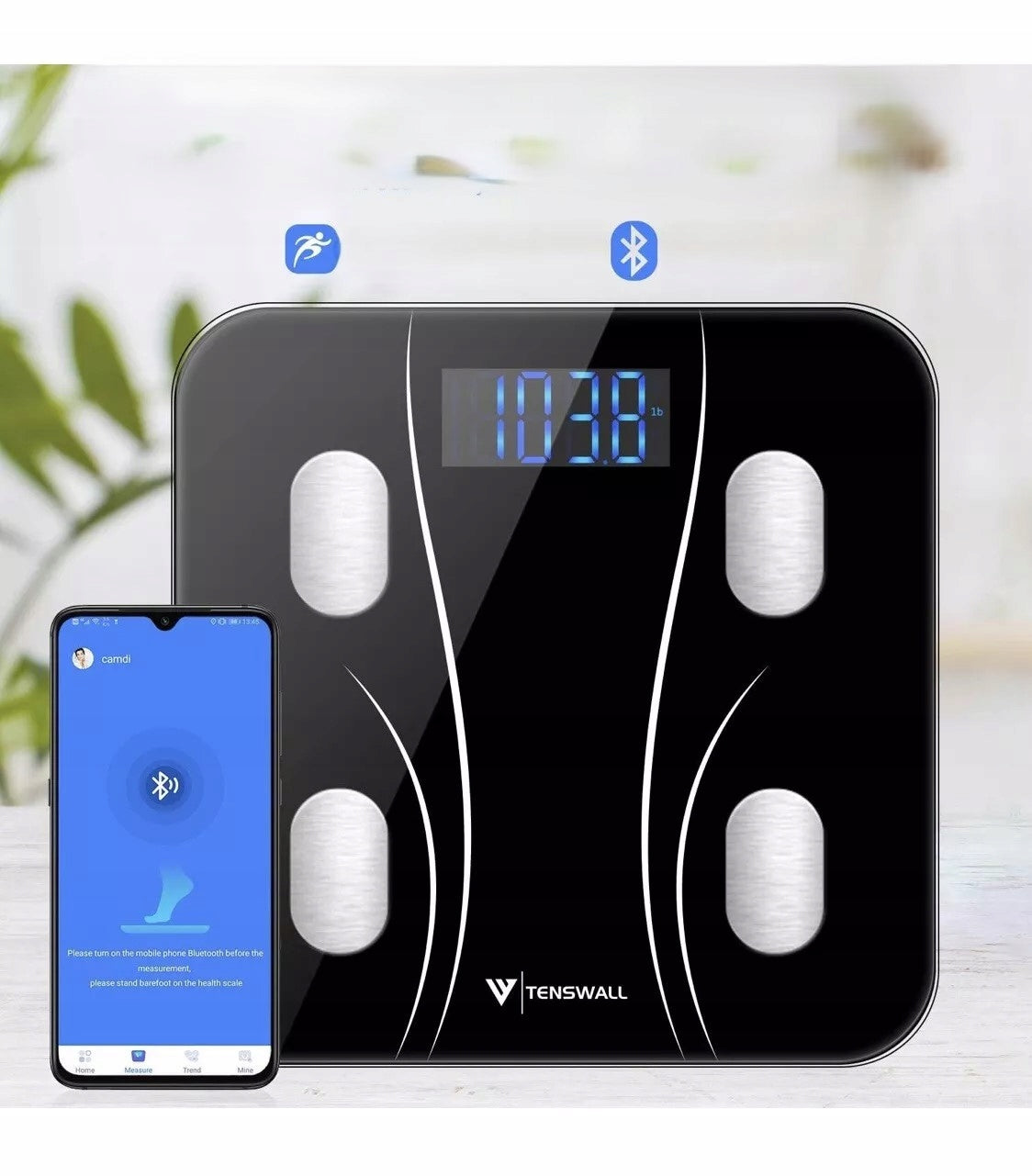 Bathroom scale TENSWALL Body Fat Scale TZ270 Brand TENSWALL