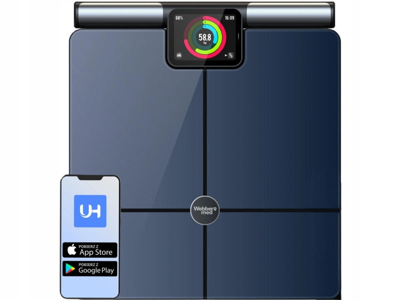 Bathroom scale WEBBER Siena PS636C Black