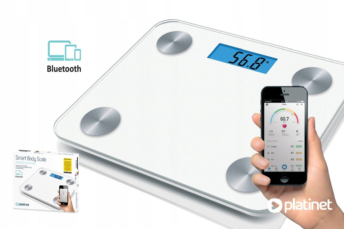 Bathroom scale analytical Platinet bluetooth app Brand PLATINET