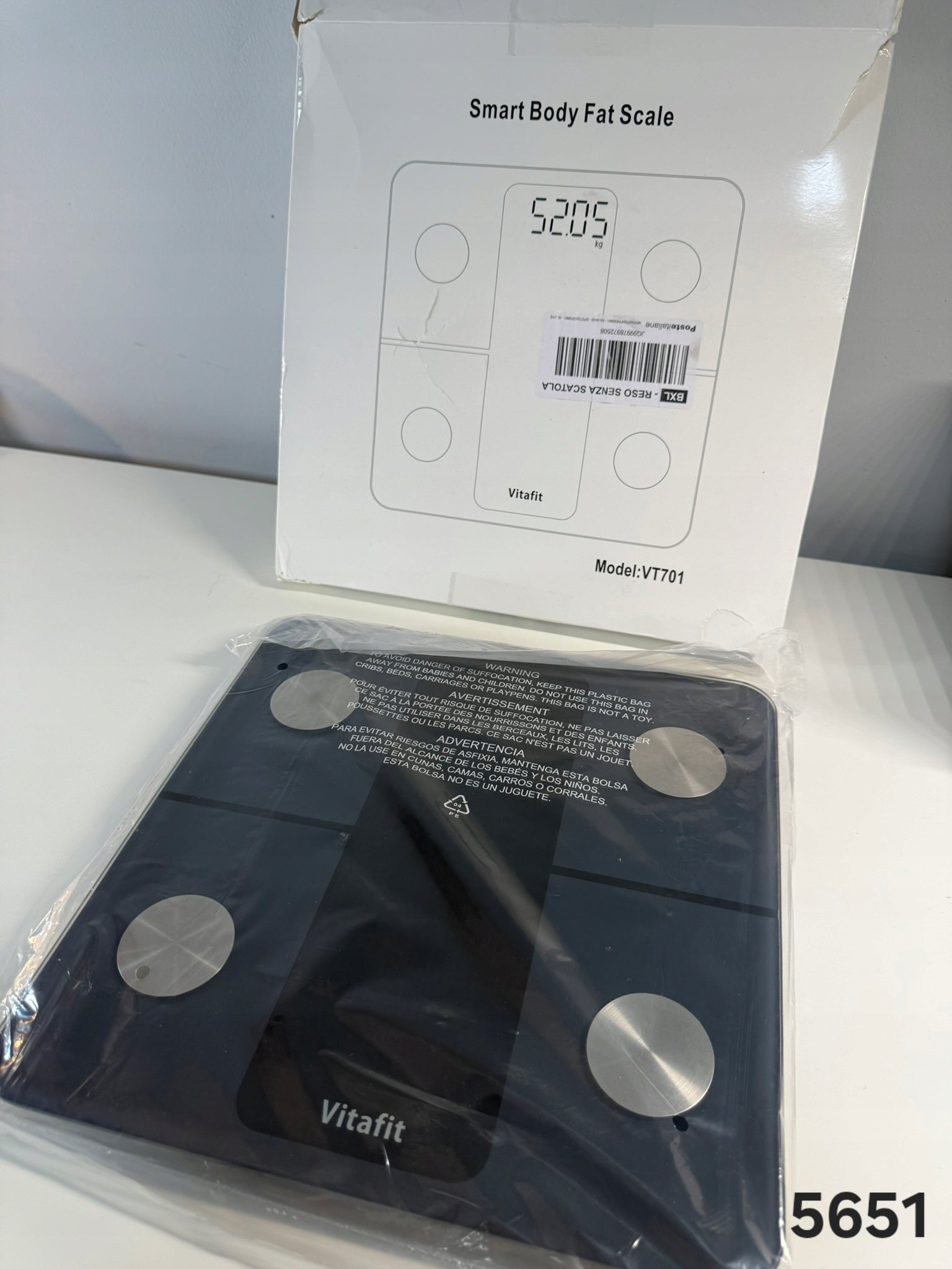 Bathroom scale new SMART (5651-65)