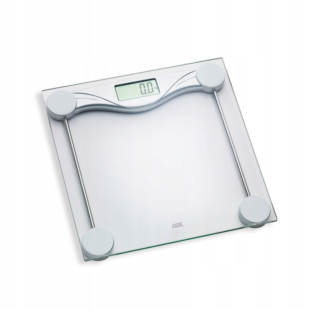 Bathroom scale up to 180 KG ADE 28 x 28 cm transparent