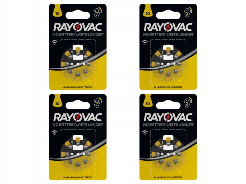 Batteries 10 PR70 RAYOVAC 4 x (8 pcs.)