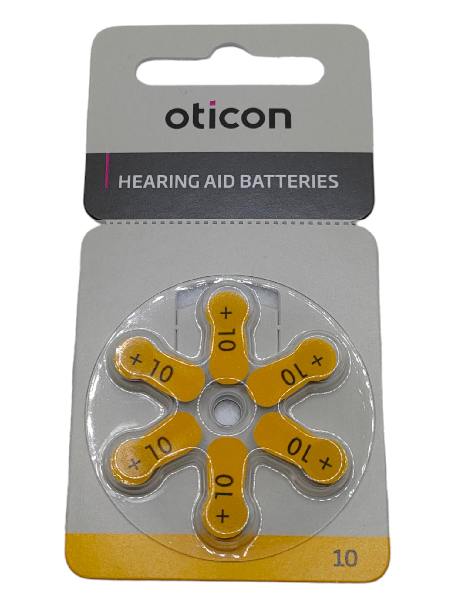 Batteries OTICON 10 12pcs. for hearing aids EAN (GTIN) 14043752331070