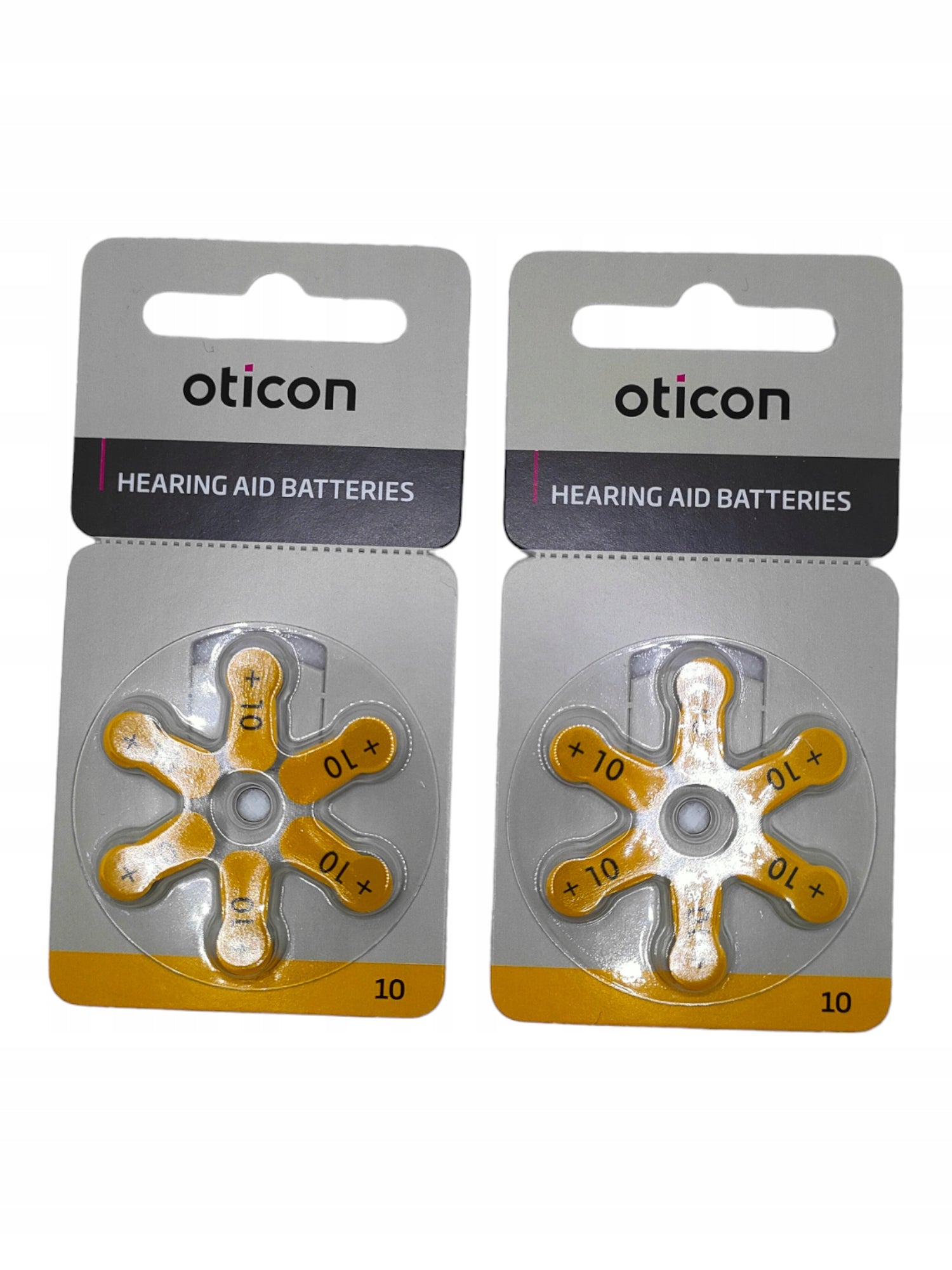 Batteries OTICON 10 12pcs. for hearing aids
