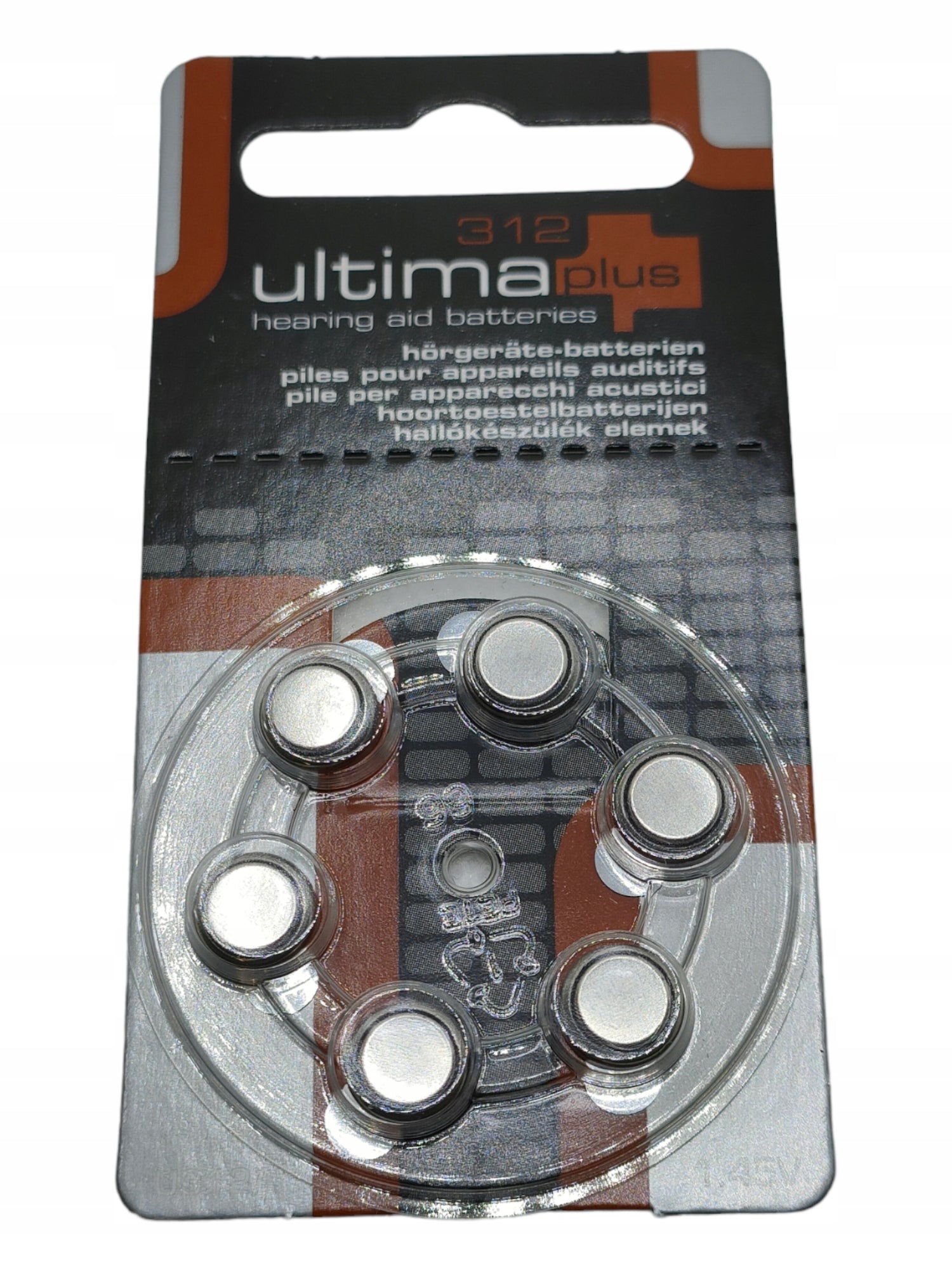 Batteries Ultima Plus 312 12pcs. for hearing aids EAN (GTIN) 5000252093213