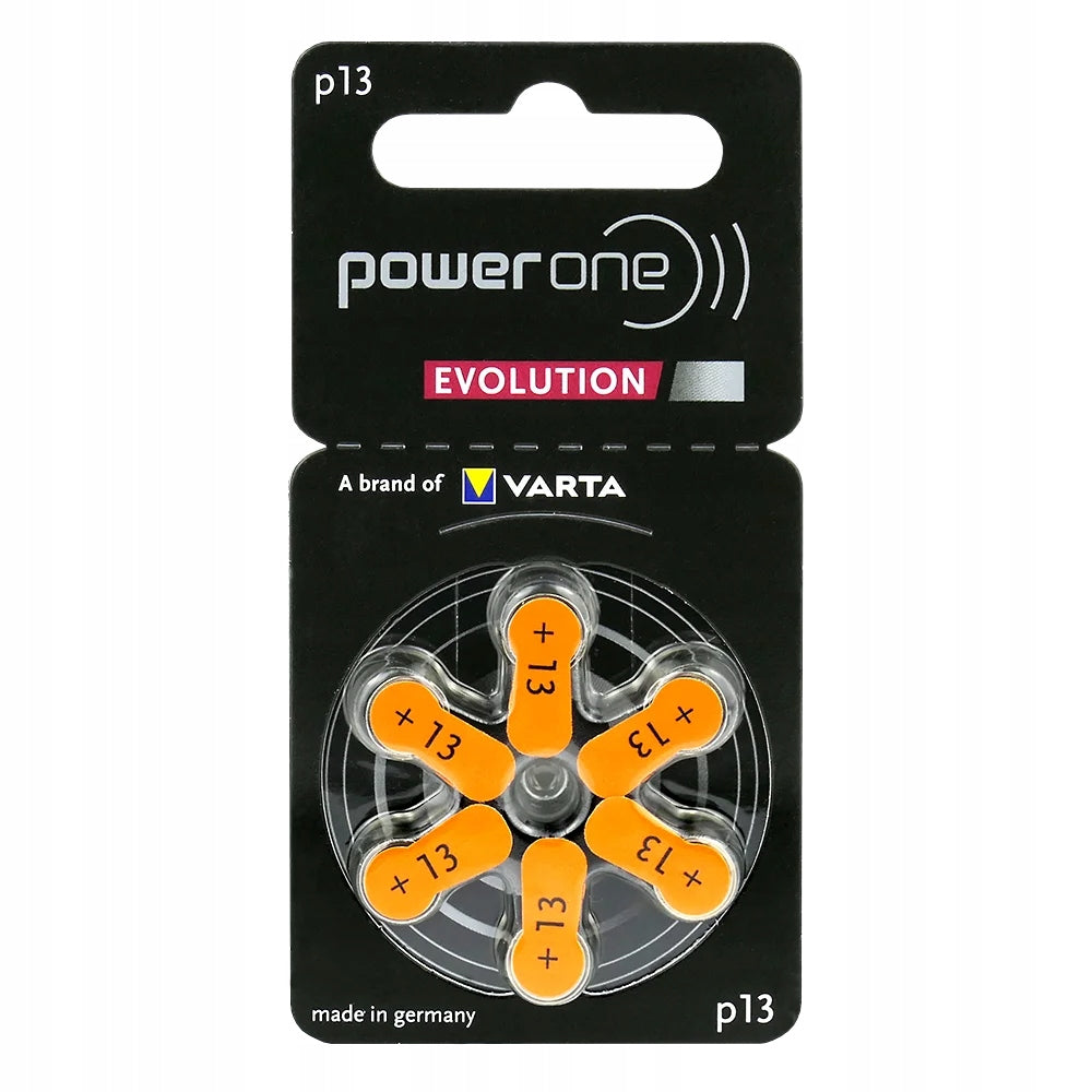 Batteries VARTA Power One Evolution 13 / PR48 - 180 pieces (3 boxes) Batteries included yes