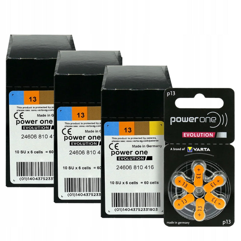 Batteries VARTA Power One Evolution 13 / PR48 - 180 pieces (3 boxes)
