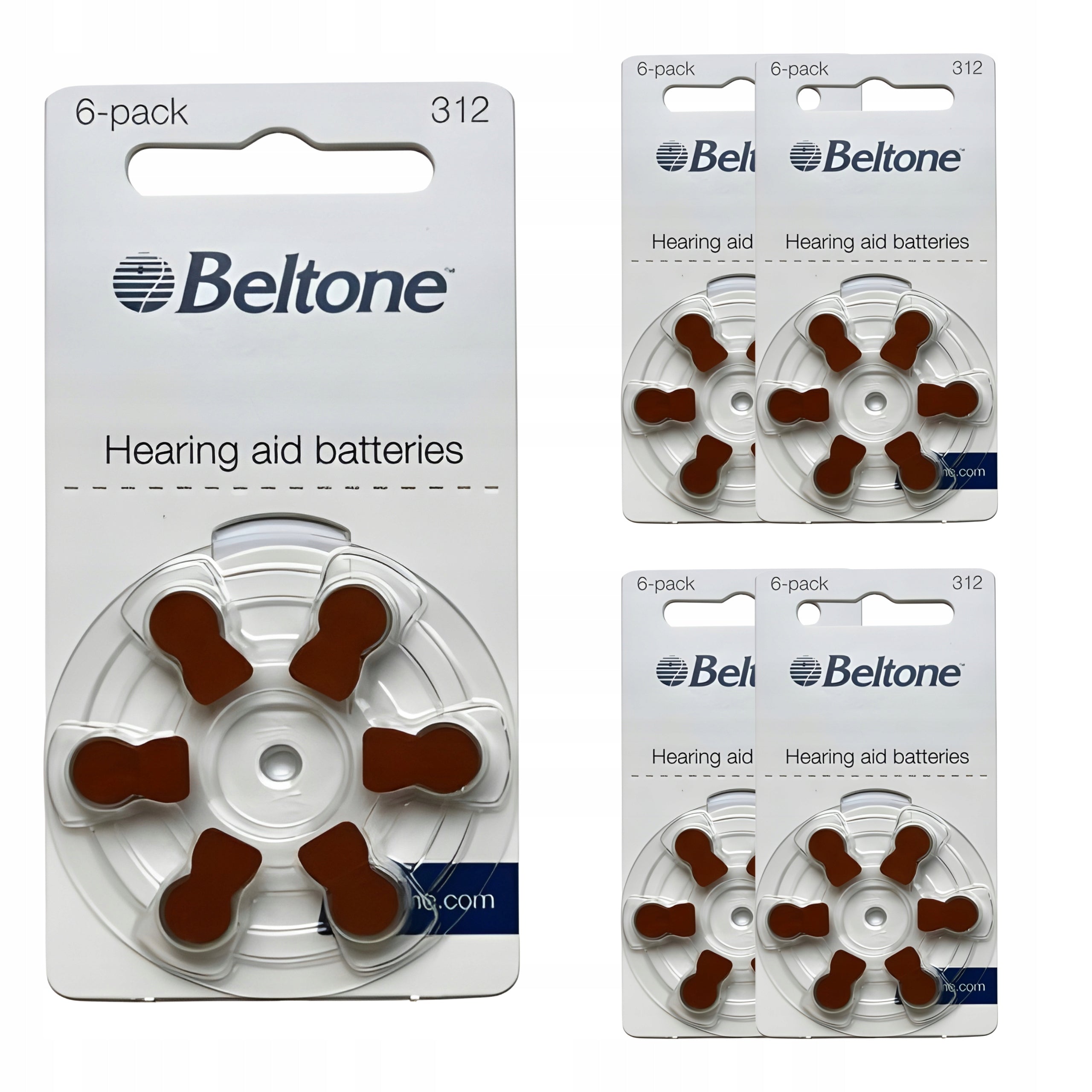 Batteries for Hearing Aids Beltone 312- 5 Leaves (30 Pieces Battery)
