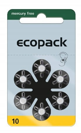 Batteries for hearing aid VARTA 10 PR70 ECOPACK 60 pcs.