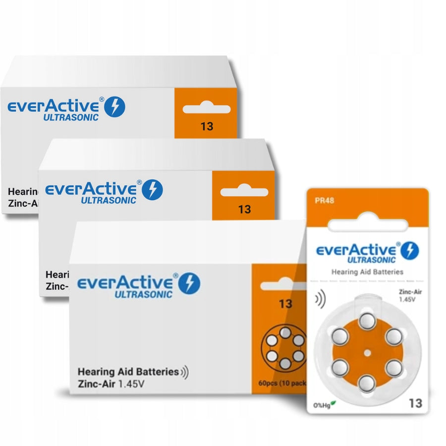 Batteries for hearing aid everActive 13 180pcs