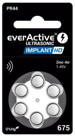 Batteries x60 everActive ULTRASONIC IMPLANT HD 675 Batteries included yes