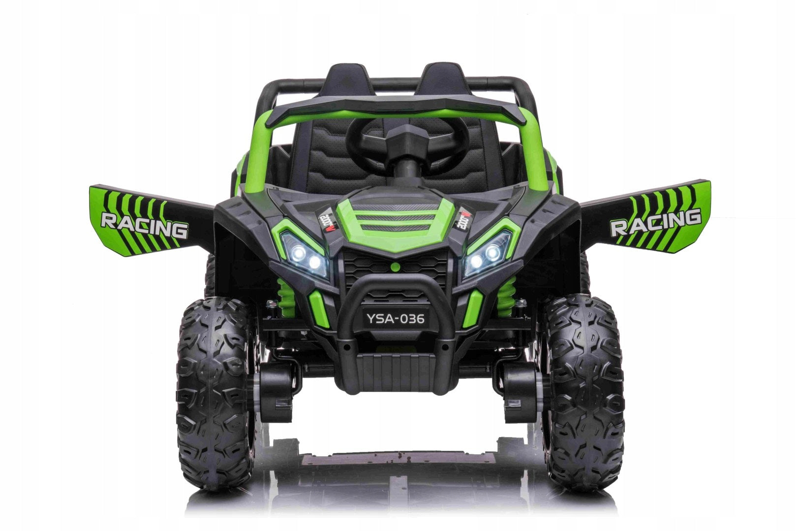 Battery Car Buggy UTV 2000M Racing 4x45W Green Color green