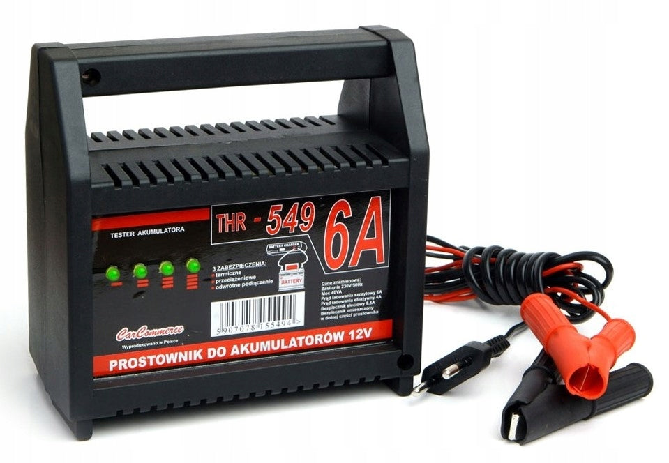 Battery Charging Rectifier with 6A Charge Status Tester