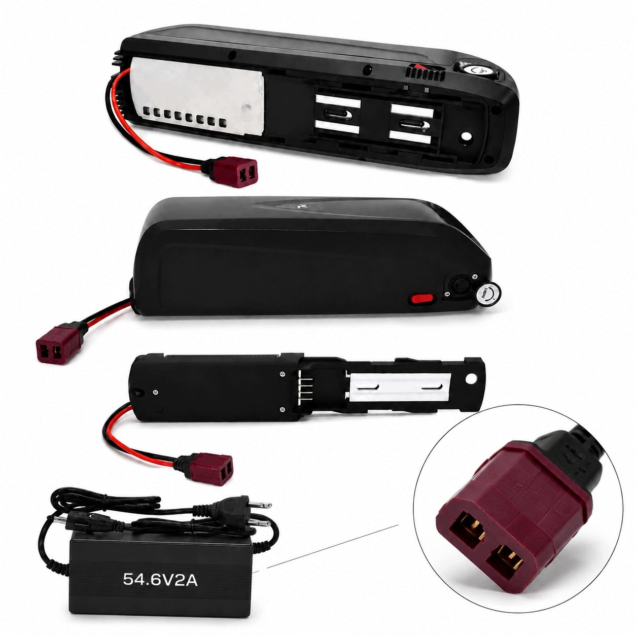 Battery Hailong 48V 30Ah 1440Wh Electric Bike Battery Charger T