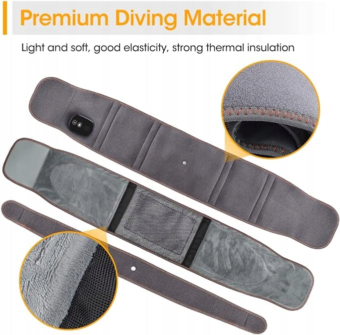Battery-Network Heated Massager Grey