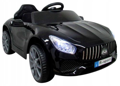 Battery Operated Car Convertible B3 BLACK Music Light Pilot 2.4G Vehicle length 88 cm