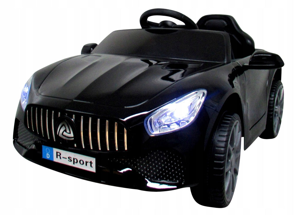 Battery Operated Car Convertible B3 BLACK Music Light Pilot 2.4G