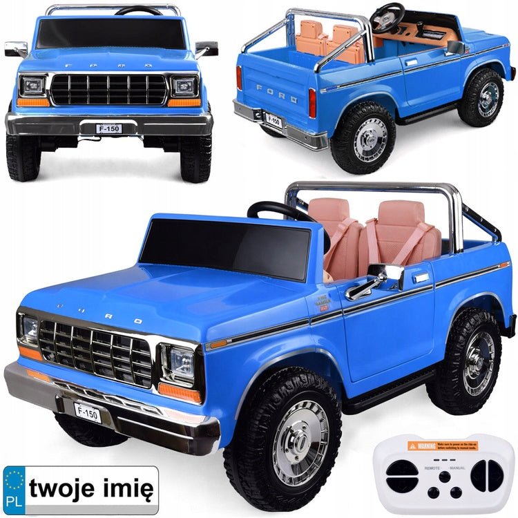 Battery Operated Car Two Person Classic Ford Bronco Car Pickup PA0338