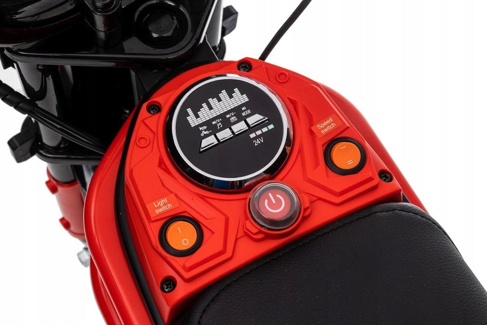 Battery Operated Cross Motor SX2328 Red Strong Brand LEAN Toys