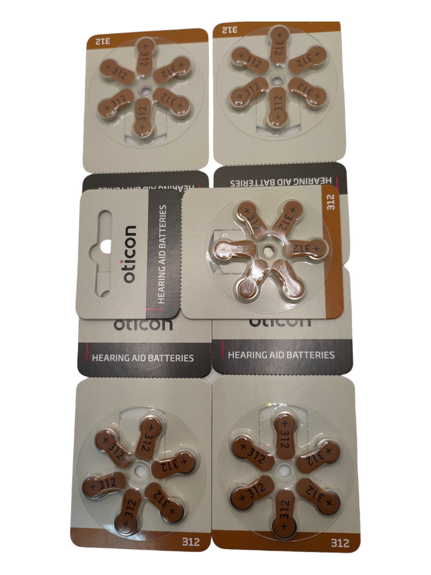 Battery Oticon 312 30pcs 180 mAh for hearing aids