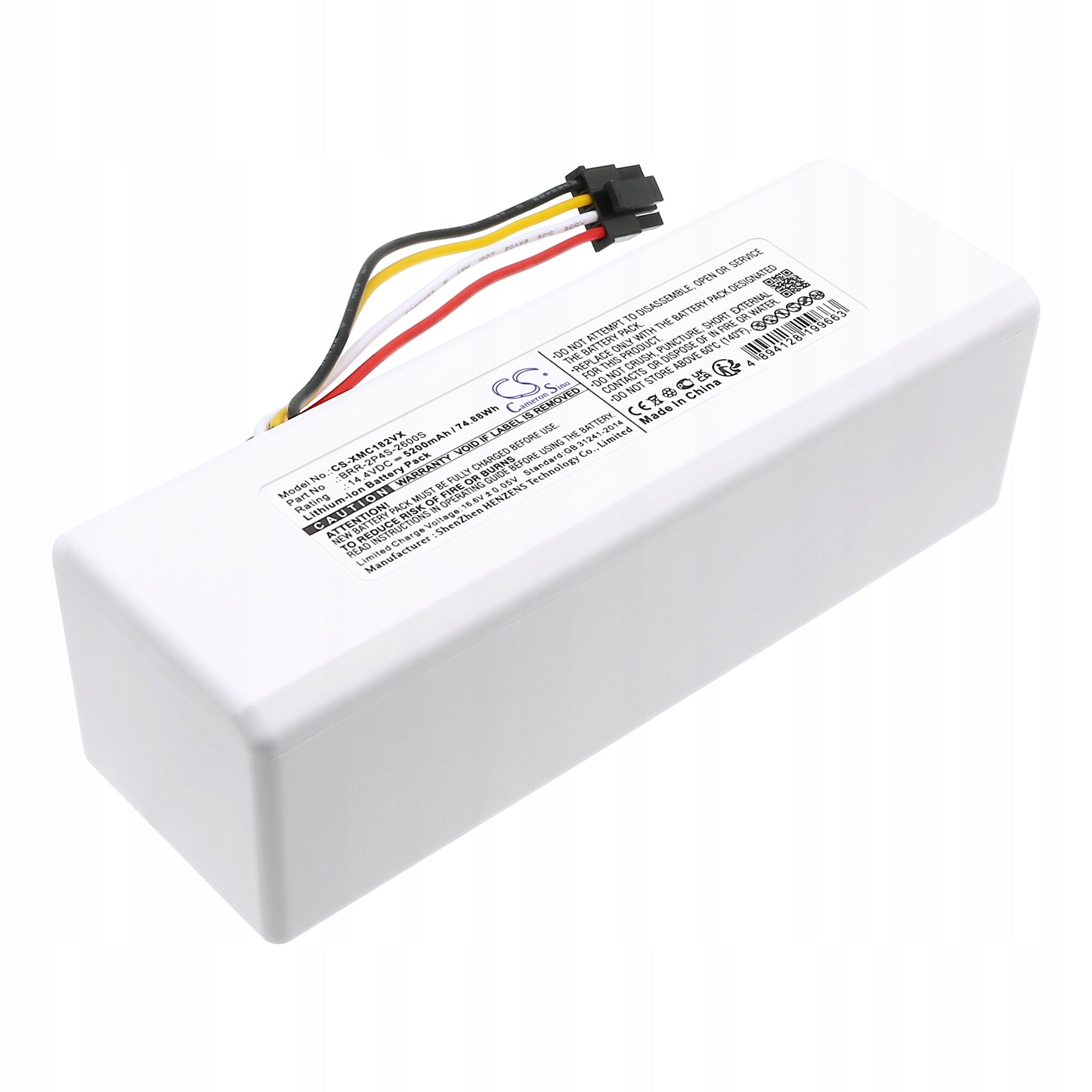 Battery P1904-4S1P-MM Battery for Xiaomi Mi Robot Mop Mijia 1C STYTJ01ZHM