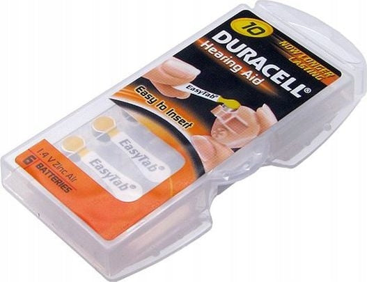 Battery PR10 Duracell PR70 for hearing aid 5,8x3,6mm Manufacturer code PR70