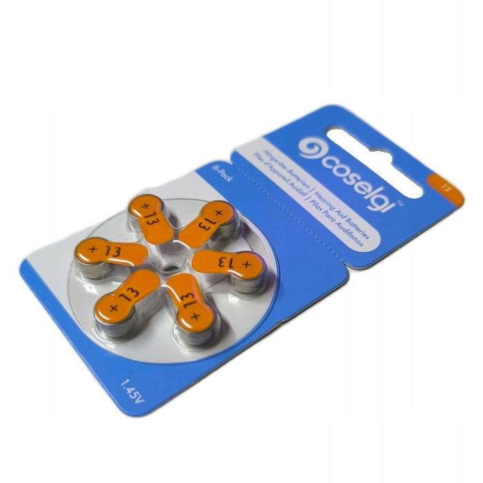 Battery Pack Hearing Aid Batteries 6-Pack 1.45V 13 Packaging status original