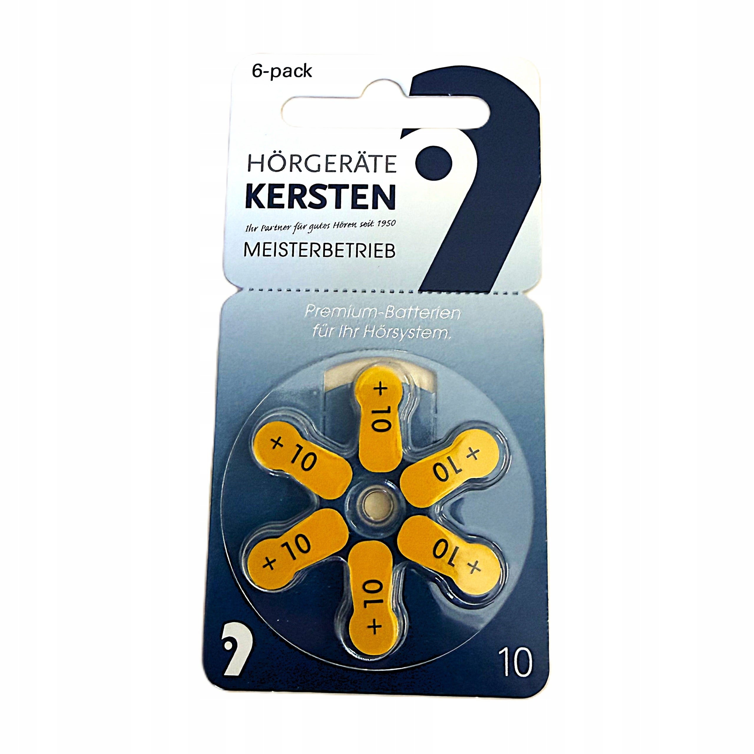 Battery Pack Hearing Aid Batteries for Camera 6-Pack 1.45V 10 PR70 Mercury Free