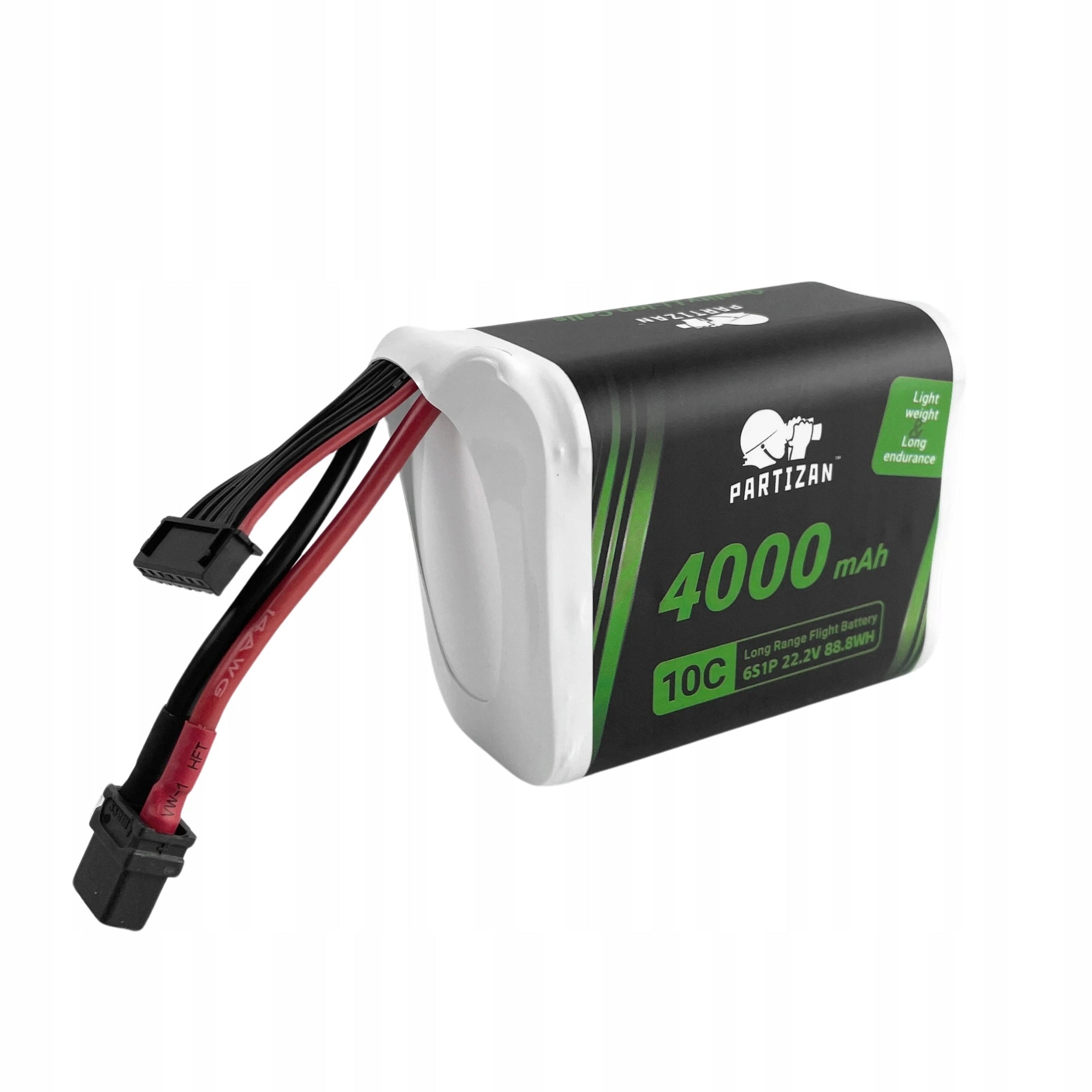 Battery Partizan Li-ion 6S1P 22.2V 4000mah 10C XT60 Model 6S1P-4000mAh-10C-XT60