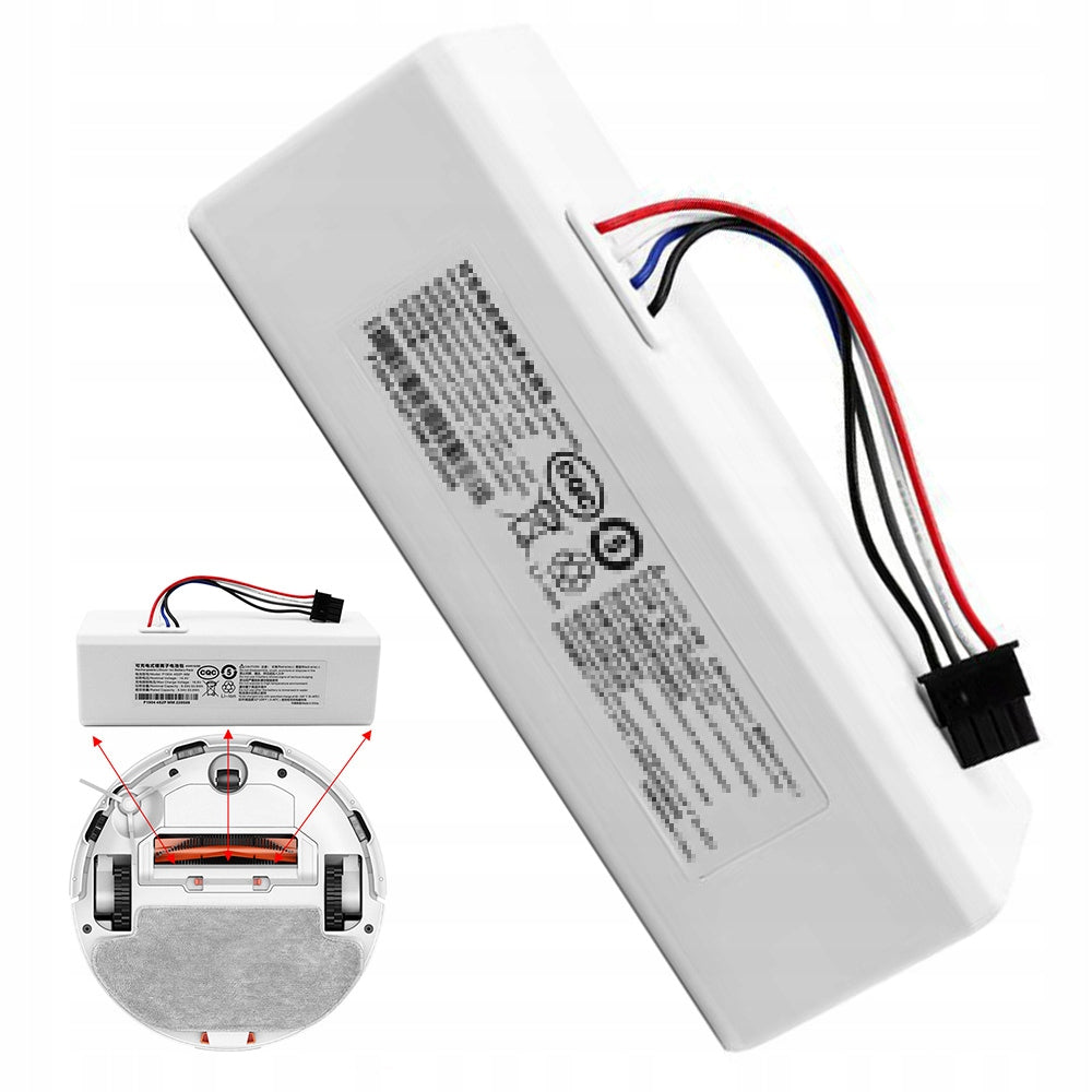 Battery Rechargeable 2600mAh for Xiaomi Mi Robot Vacuum Mop 1C Mijia 1C 14.4V