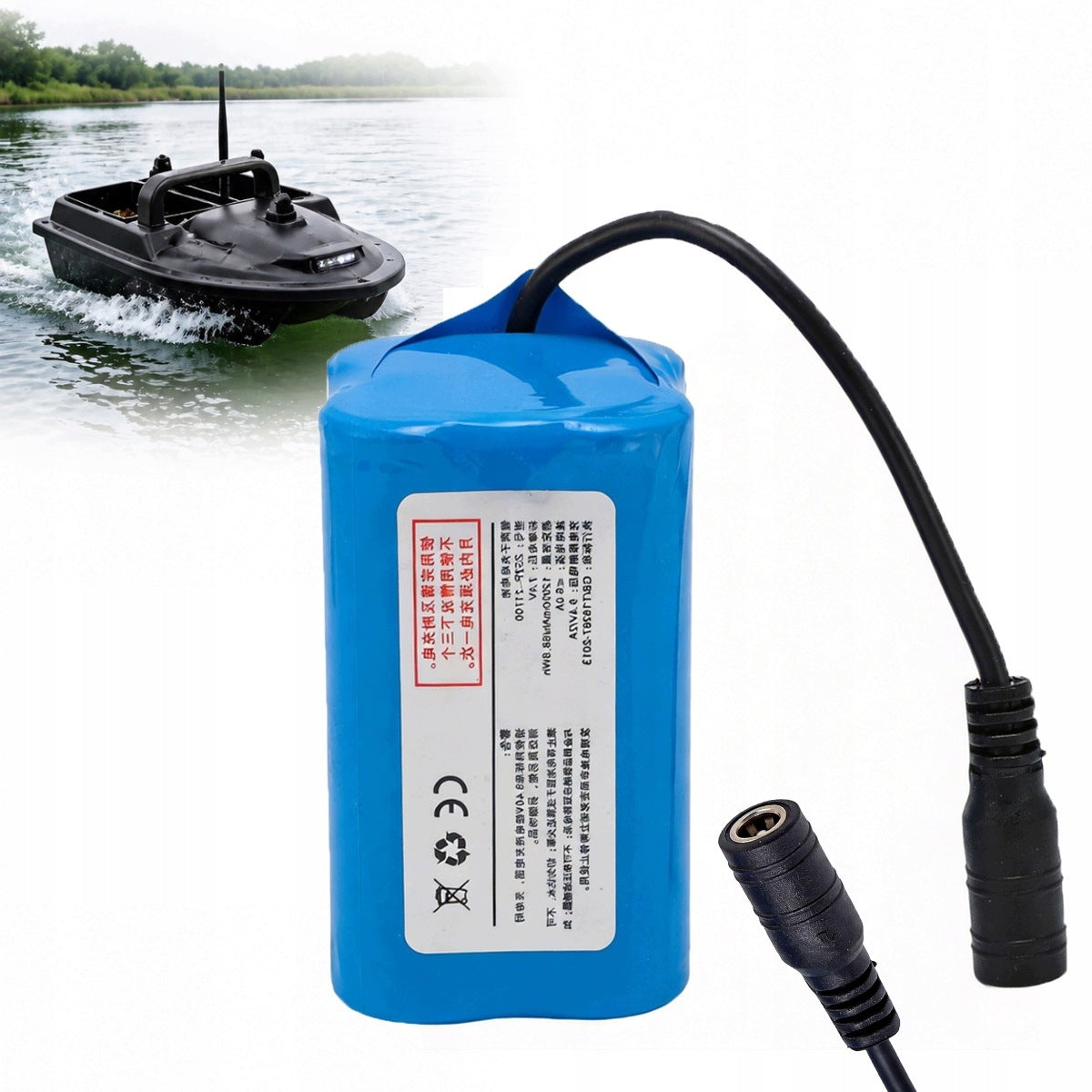 Battery Rechargeable Boat Li-ion 12000mAh 7.4V RC Drone