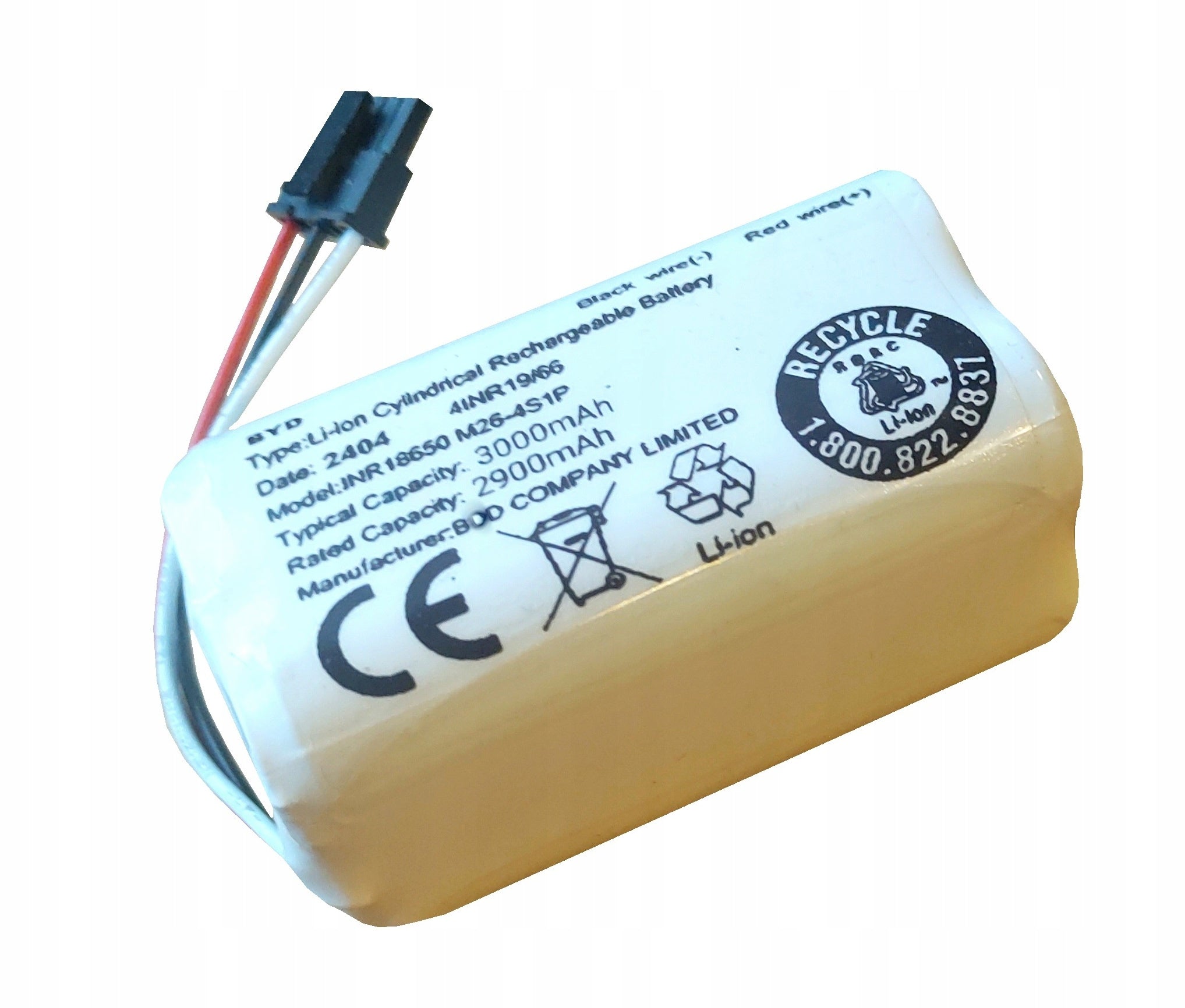 Battery Rechargeable Karcher RCV2 RCV3 9.778-214.0 14,4V 3000mAh Li-Ion