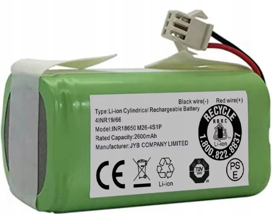 Battery Replacement Battery for Mamibot GREY EXVAC660 14,4V 2600mAh