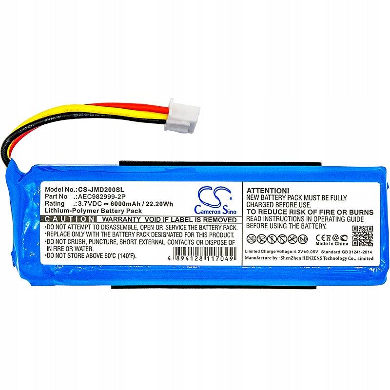 Battery Type AEC982999-2P to JBL CHARGE Packaging status original