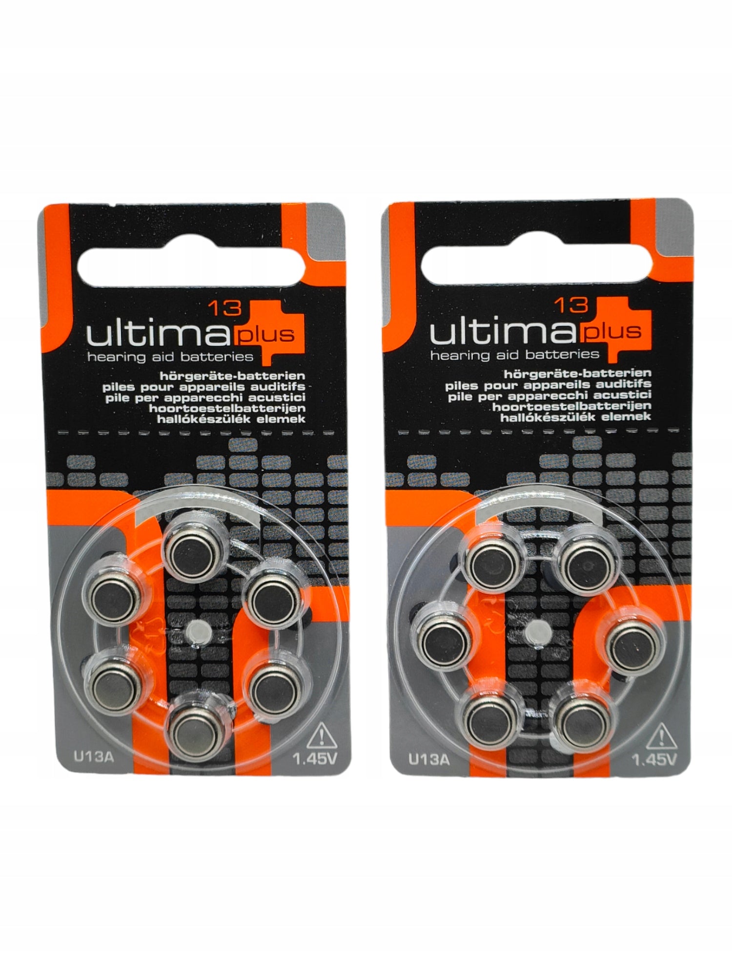 Battery Ultima Plus 13 12 pcs. 310 mAh for hearing aids