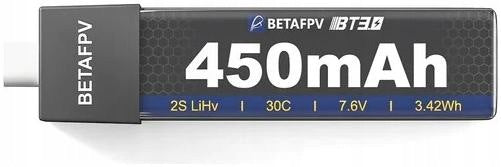 Battery battery BT3.0 450mAh 2S - 1pcs (Cetus X HD)