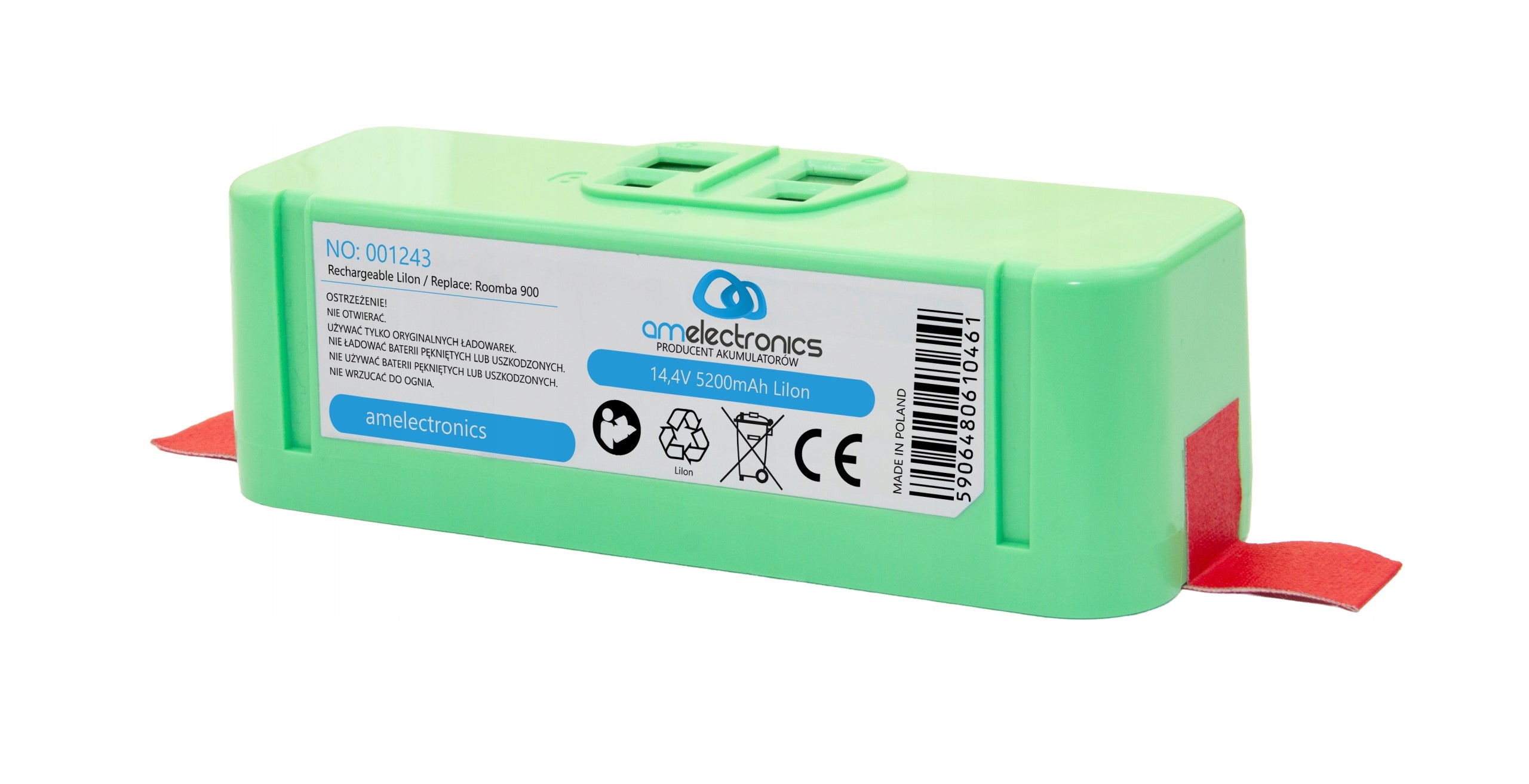 Battery battery for roomba vacuum cleaner 900 14,4V 5200mAh LiIon (1243) Brand no brand
