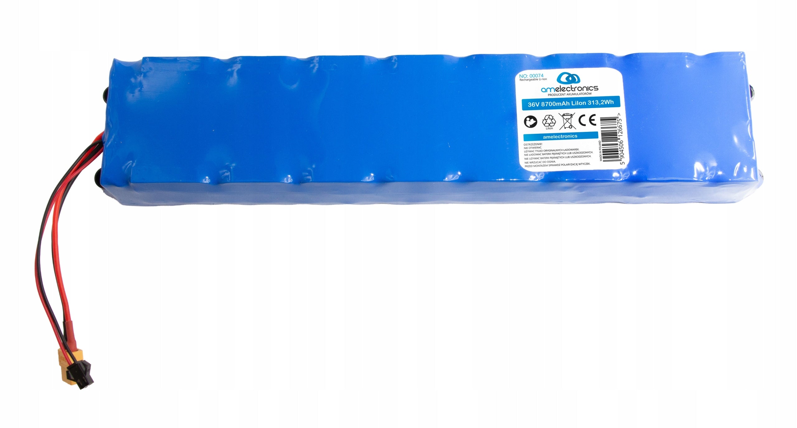 Battery battery for scooter KUGOO KIRIN ES2 36V 8,7Ah 0074 Manufacturer code 0074
