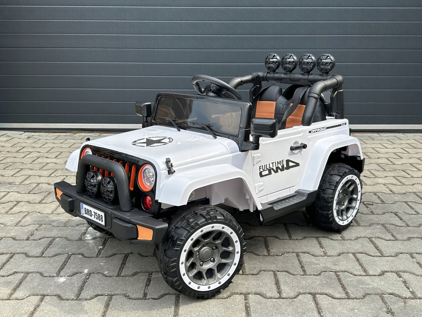 Battery car Jeep car PILOT LEATHER 4x4 Packaging status original